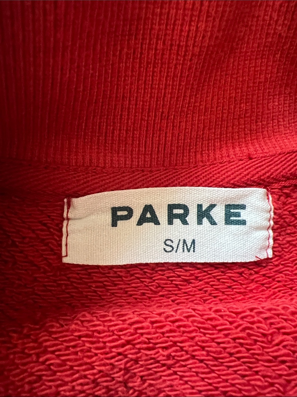 PARKE Sparkler Stars Heritage Varsity Mockneck Coastal Collection Size S/M NIB - Picture 2 of 13